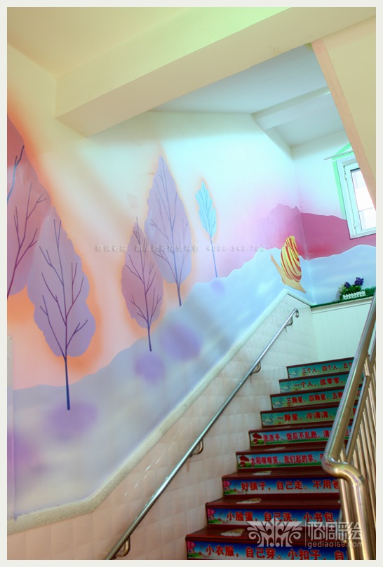 薛家湾第九幼儿园-西安格调彩绘,西安彩绘,西安手绘墙,西安墙体彩绘,西安幼儿园彩绘,西安3D立体画