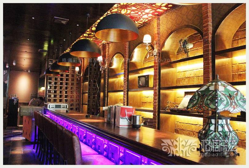 环城西苑酒吧-西安格调彩绘,西安彩绘,西安手绘墙,西安3D立体画