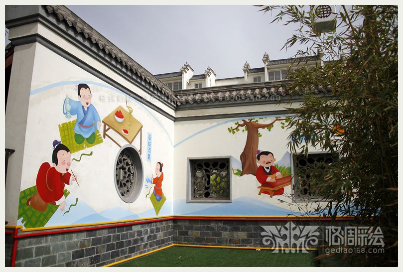 泾辛一诺幼儿园-西安格调彩绘,西安彩绘,西安手绘墙,西安墙体彩绘,西安幼儿园彩绘,西安3D立体画