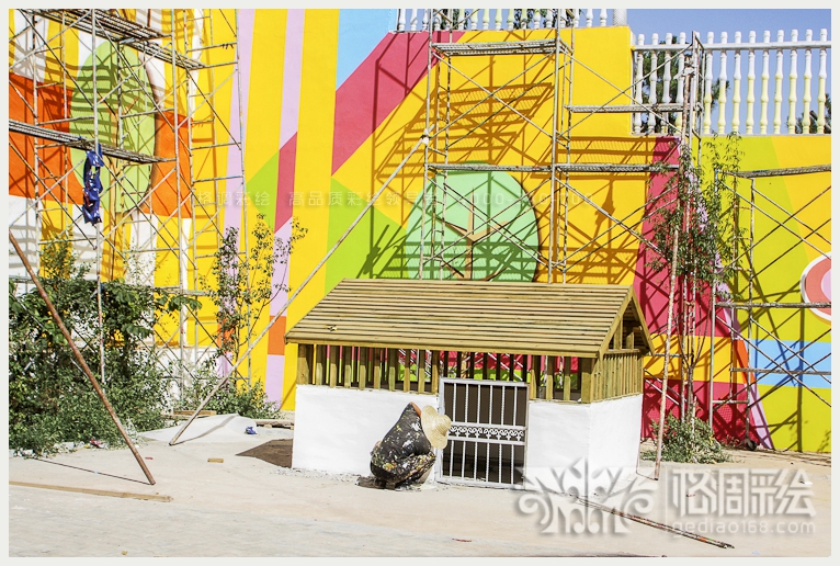 薛家湾第十幼儿园-西安格调彩绘,西安彩绘,西安手绘墙,西安墙体彩绘,西安幼儿园彩绘,西安3D立体画