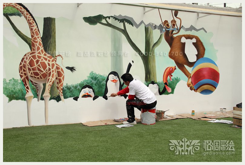 王子幼儿园-西安格调彩绘,西安彩绘,西安手绘墙,西安墙体彩绘,西安幼儿园彩绘